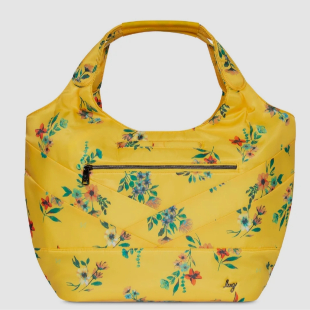 Lug Gondola SE Medium Tote Bag Purse Bouquet Yellow Organizer Travel Cargo NWT